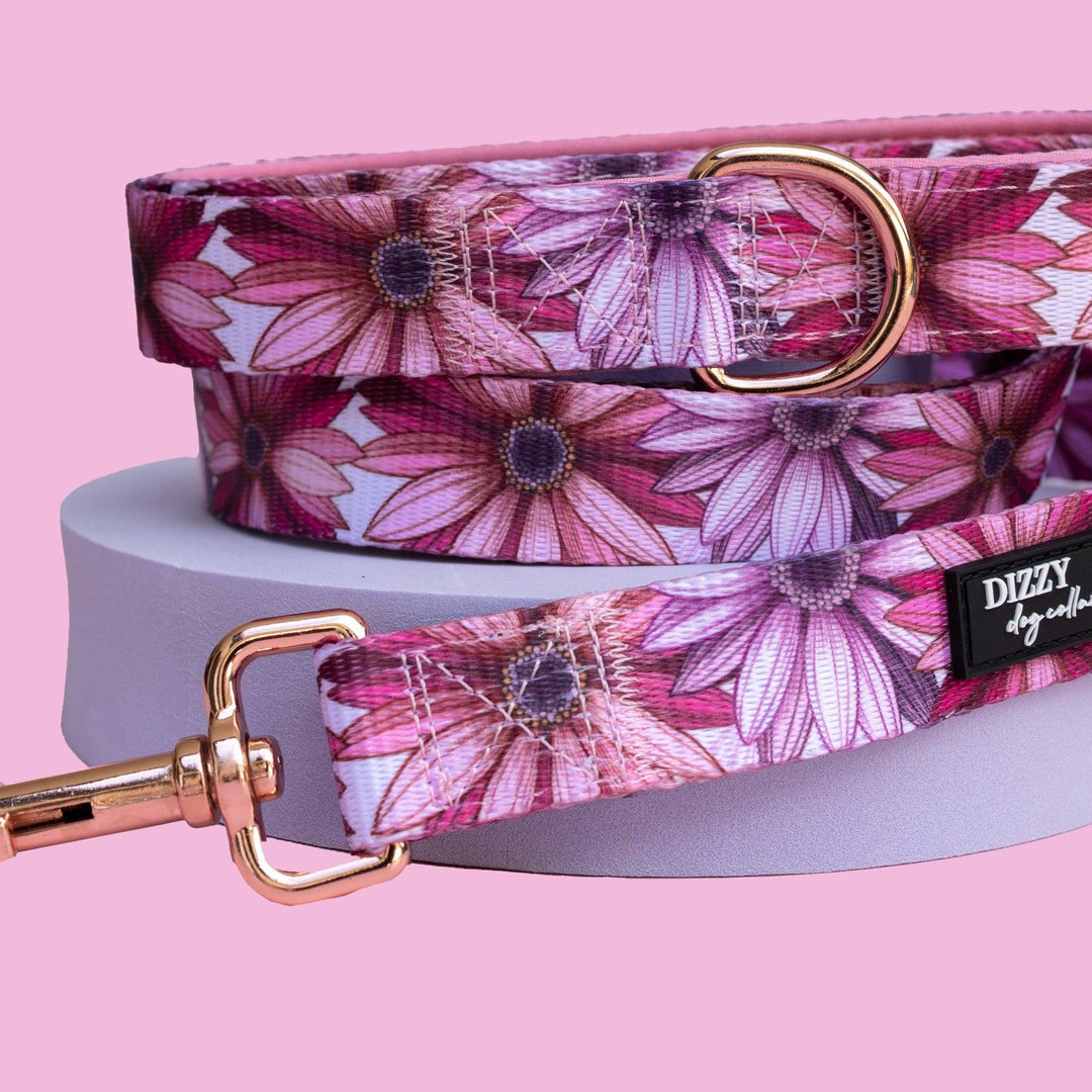 Perfect Petals Dog Leash | Dog Lead-Dizzy Dog Collars