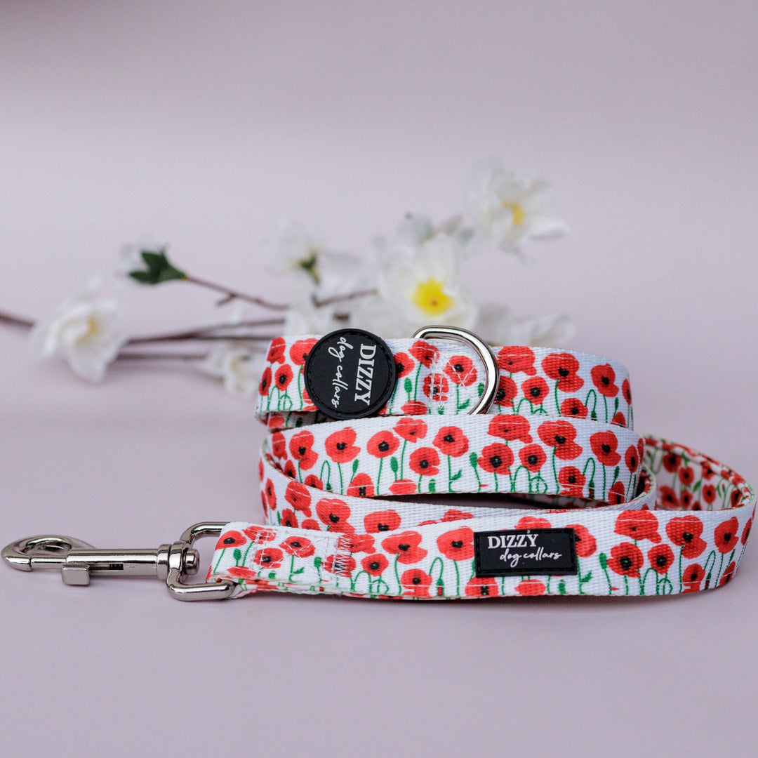 Poppies Dog Leash | Premium Quality Fully Padded Dog Lead