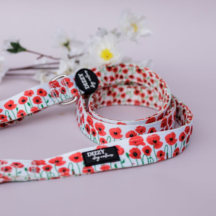 Poppies Dog Leash | Premium Quality Fully Padded Dog Lead