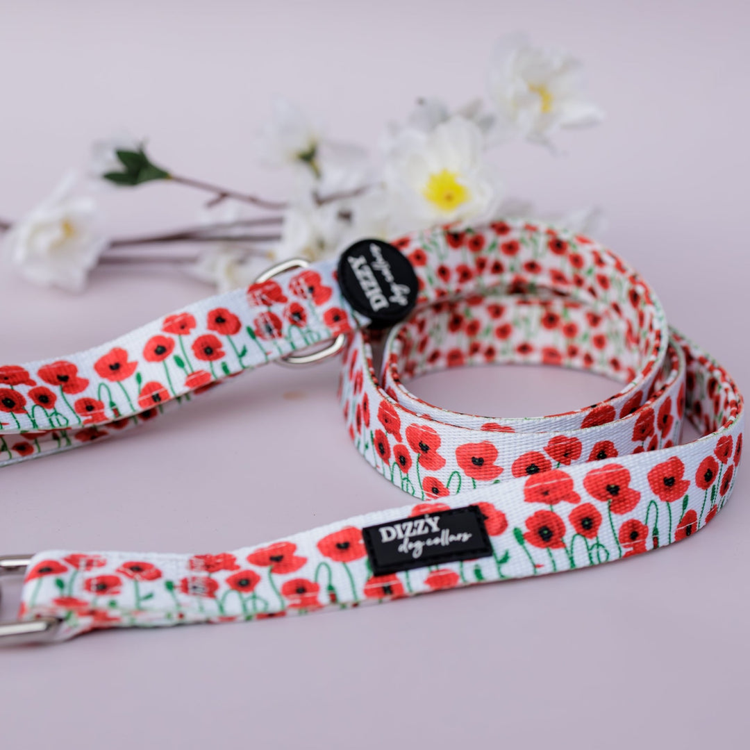 Poppies Dog Leash | Premium Quality Fully Padded Dog Lead