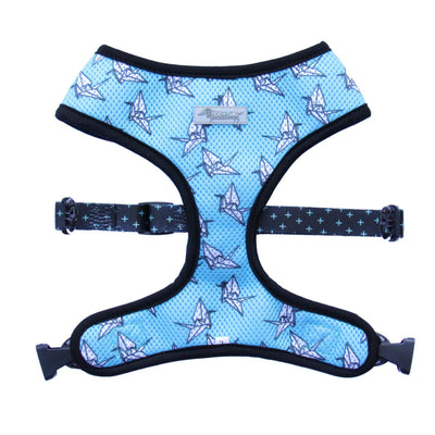 REVERSIBLE DOG HARNESS - Woolf, Woolf + It's Raining Cranes, Harnesses - MOO AND TWIG