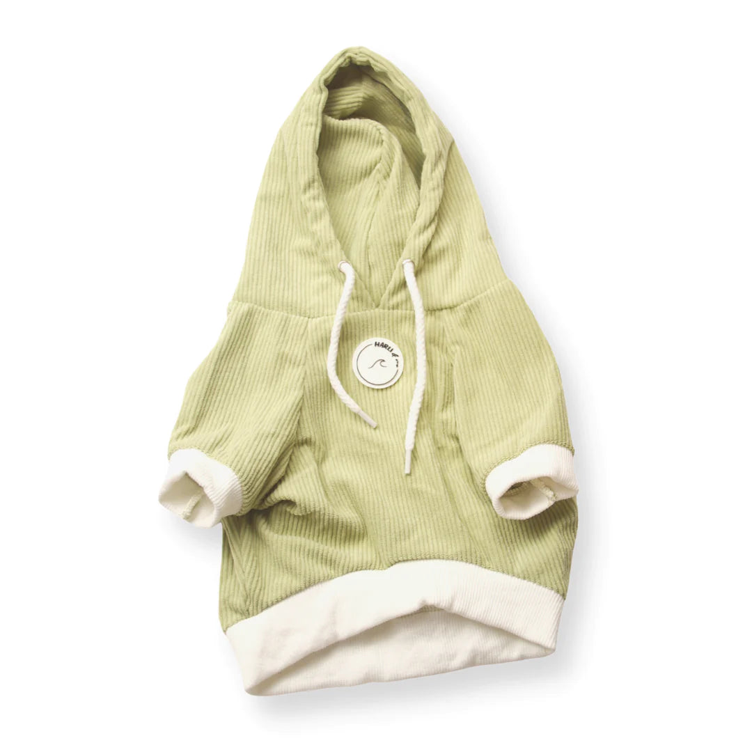 Sage: Corduroy Hoodie-Dizzy Dog Collars