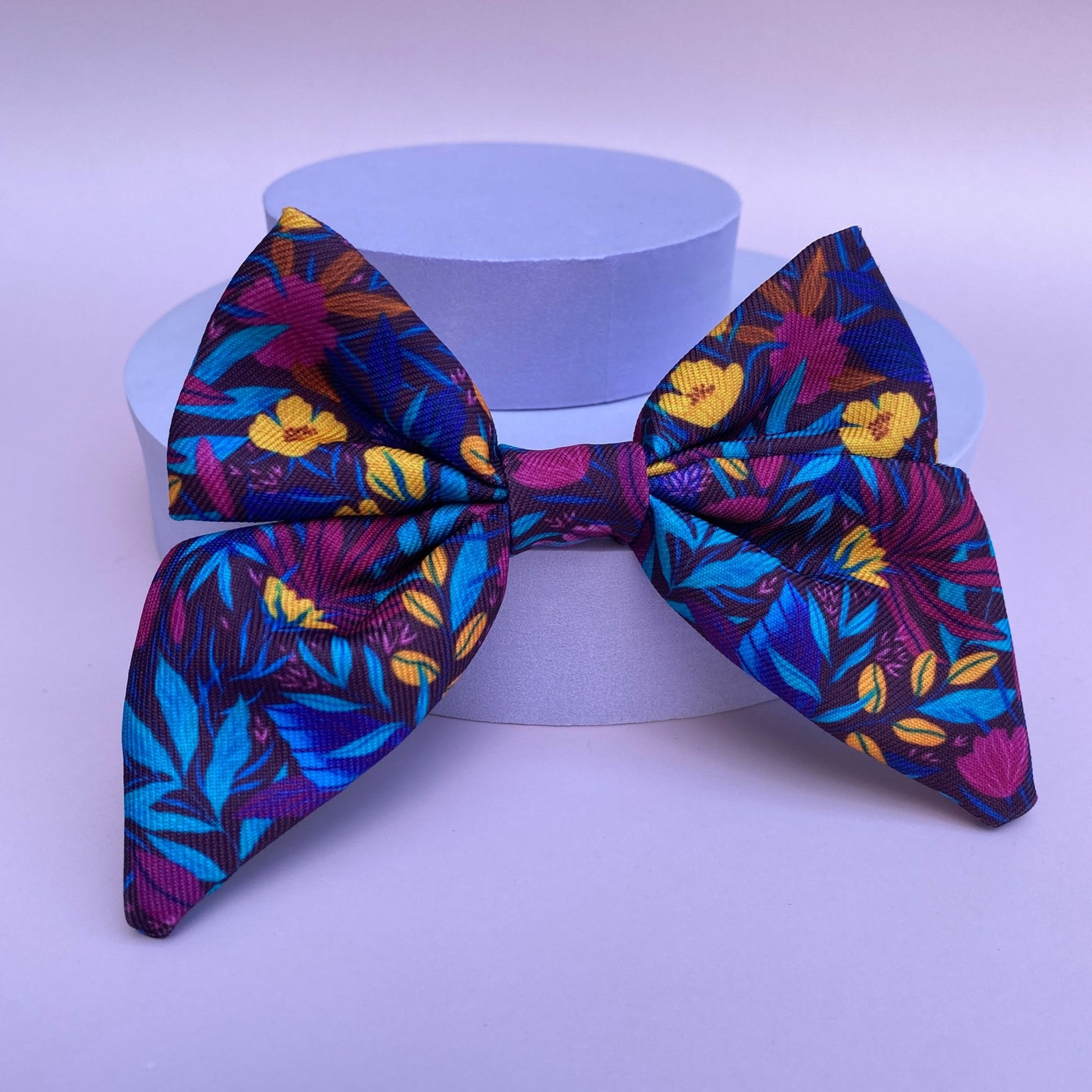 Sapphire Showere Sailor Bow - Dog Bow-Dizzy Dog Collars