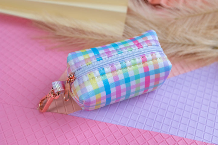 Sherbet Gingham | Waste Bag Holder-Dizzy Dog Collars