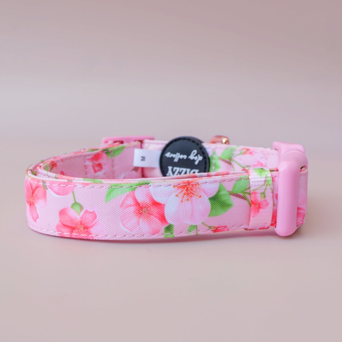 Sweet Sakura Dog Collar | Canvas & Neoprene Dog Collar-Dog Collar-Dizzy Dog Collars