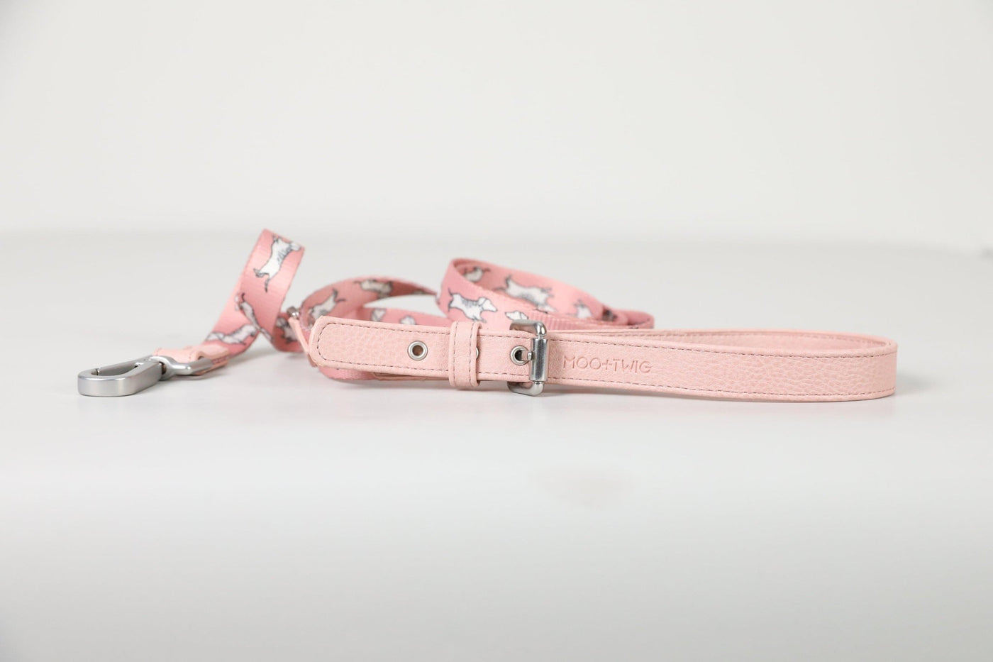 Vegan Leather Dog Leash - Adjustable Dachshund Leash - Cafe Dog Leash - Leash with dachshund print - Dog Leash Australia