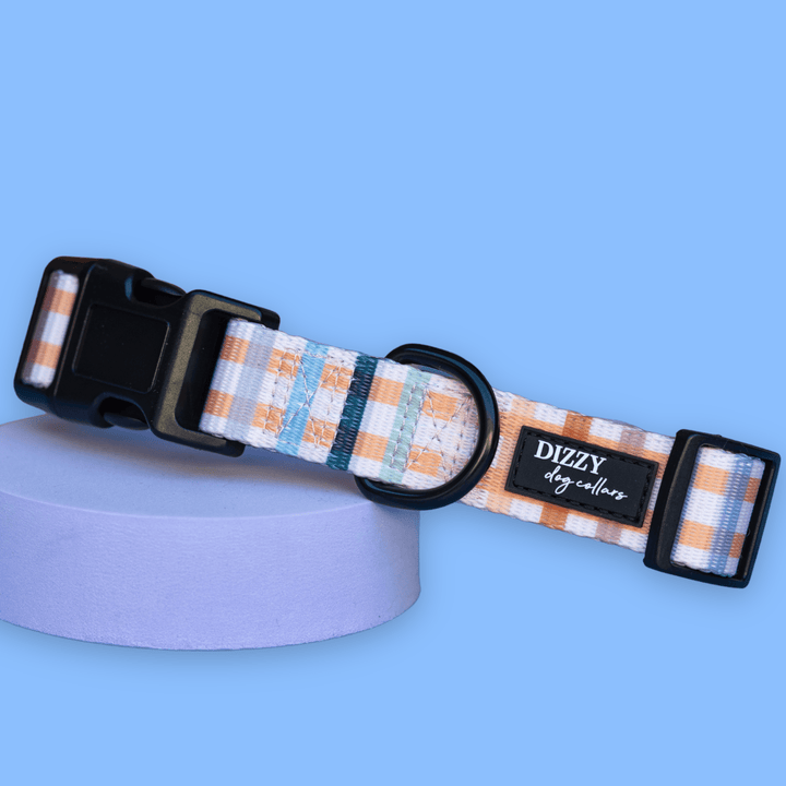 Vintage Gingham Dog Collar | Value Range Dog Collar-Dog Collar-Dizzy Dog Collars